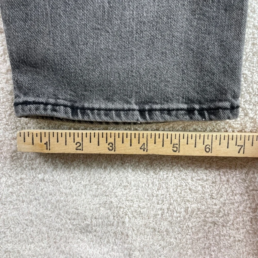 levi's 502 premium illusion gray stretch taper jeans 33/32 grunge indie sleaze